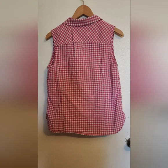 Tommy Hilfiger Pink Gingham Button Down Shirt - Picture 5 of 5